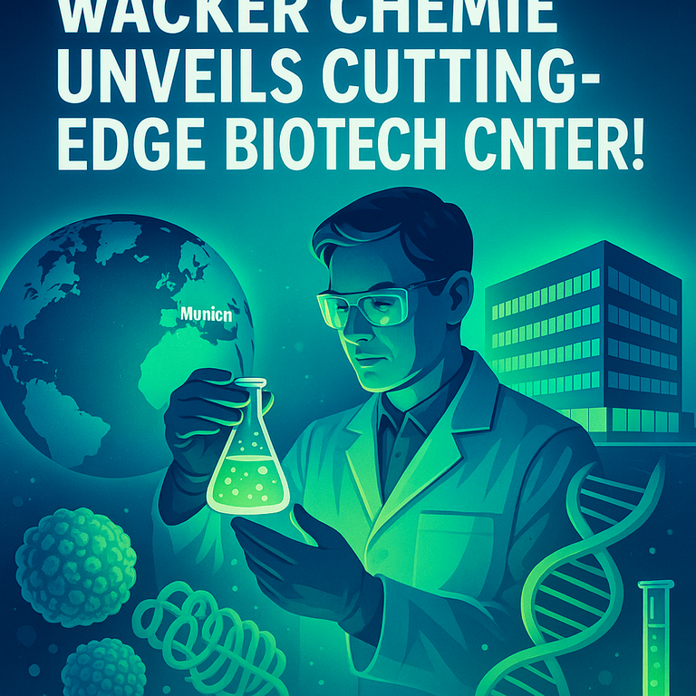 featured image of Wacker Chemie Unveils Cutting-Edge Biotech Center!