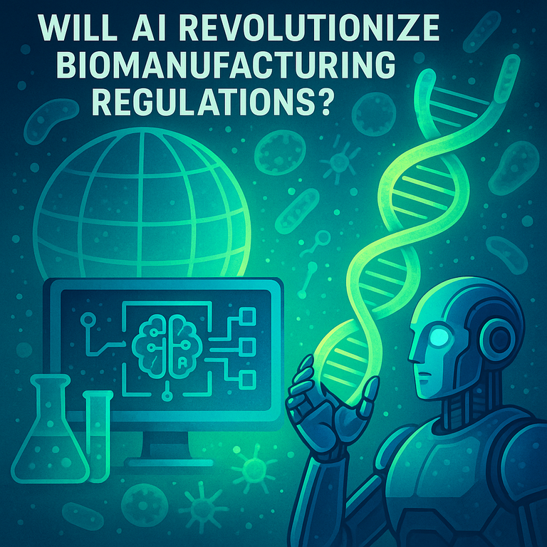 featured image of Will AI Revolutionize Biomanufacturing Regulations?