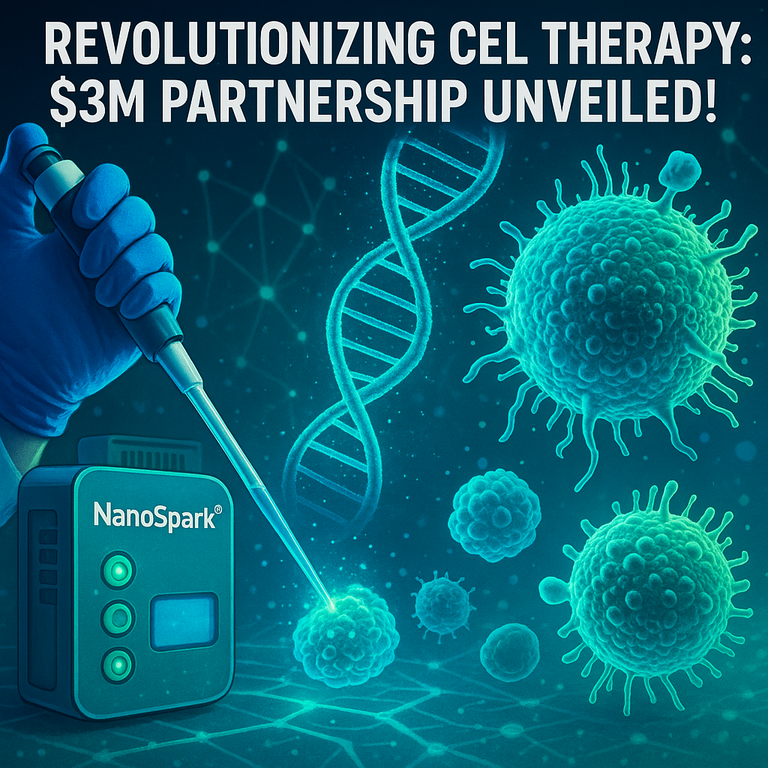 featured image of Revolutionizing Cell Therapy: $3M Partnership Unveiled!