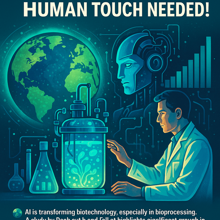 featured image of AI Revolutionizes Bioprocessing: Human Touch Needed!