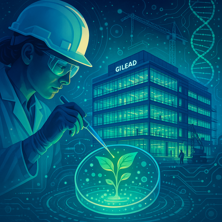 featured image of Gilead's $32 Billion Biomanufacturing Hub Unveiled!