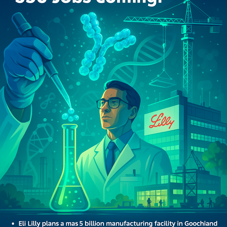 featured image of Lilly's $5B Virginia Facility: 650 Jobs Coming!
