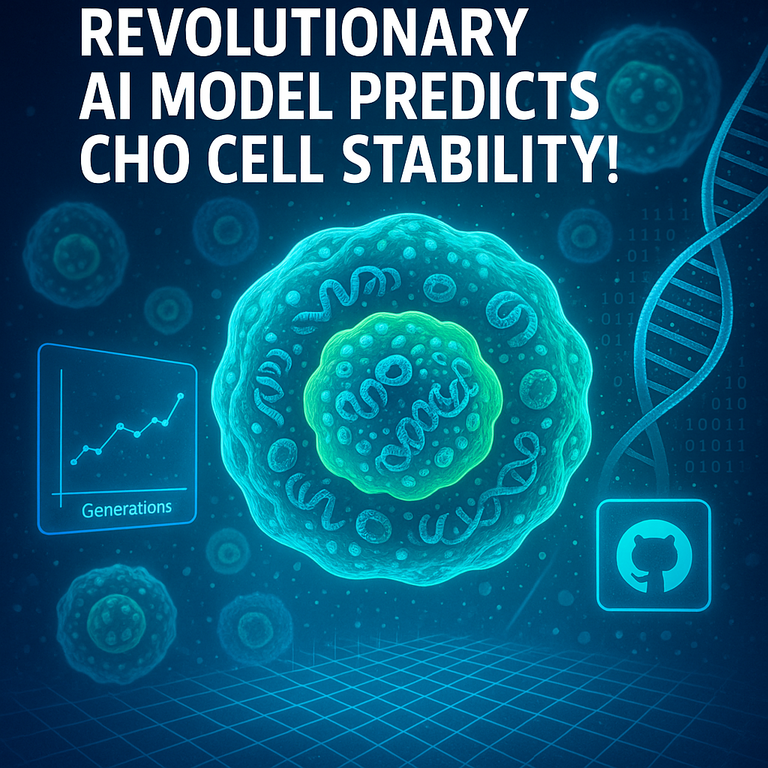 featured image of Revolutionary AI Model Predicts CHO Cell Stability!