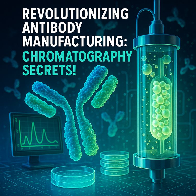 featured image of Revolutionizing Antibody Manufacturing: Chromatography Secrets!