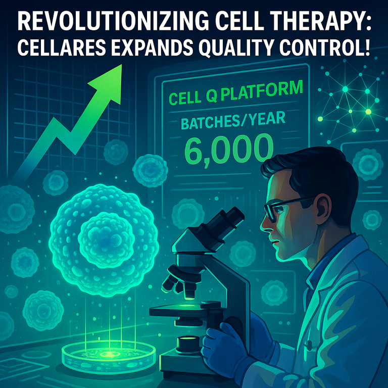 featured image of Revolutionizing Cell Therapy: Cellares Expands Quality Control!