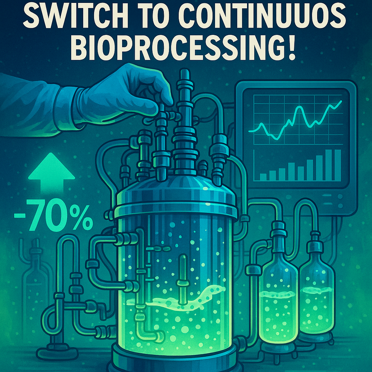 featured image of Unlocking Huge Savings: Switch to Continuous Bioprocessing!