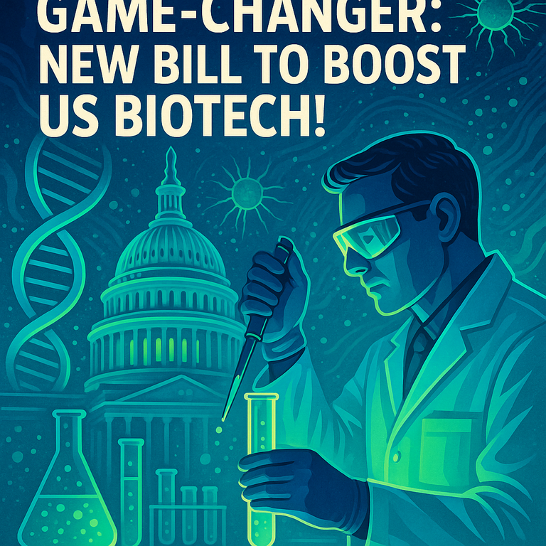 featured image of Game-Changer: New Bill to Boost US Biotech!