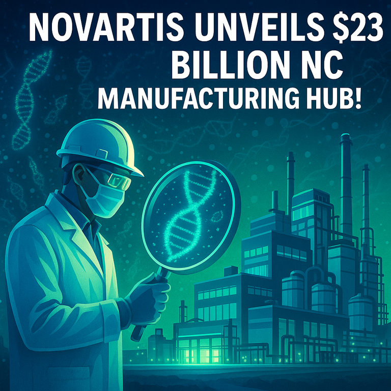 featured image of Novartis Unveils $23 Billion NC Manufacturing Hub!