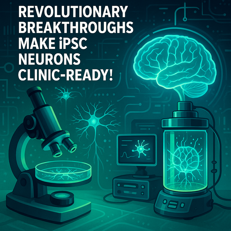 featured image of Revolutionary Breakthroughs Make iPSC Neurons Clinic-Ready!