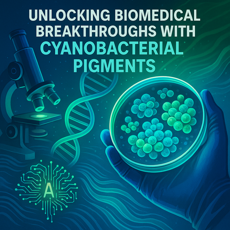 featured image of Unlocking Biomedical Breakthroughs with Cyanobacterial Pigments!