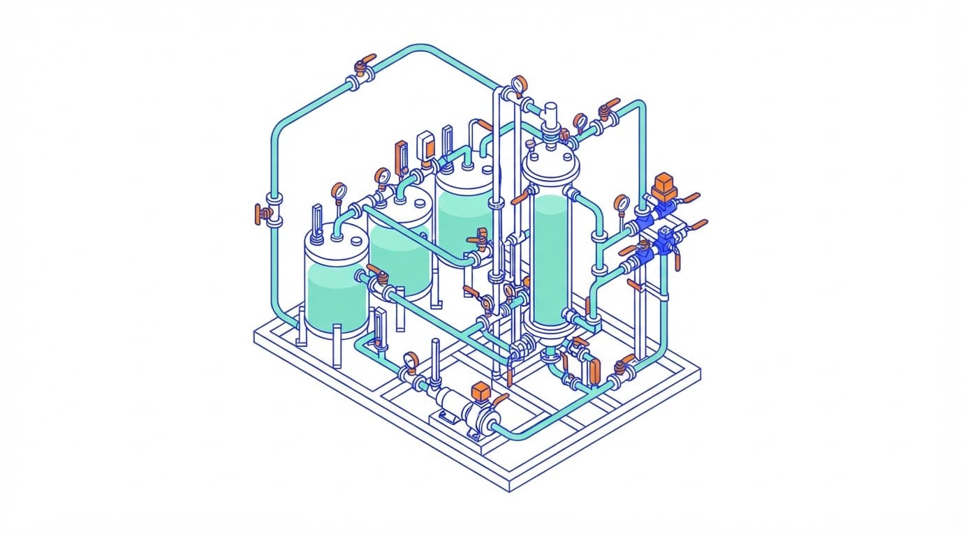 Illustration: Buffer recycling in Protein A chromatography: what Lund University measured