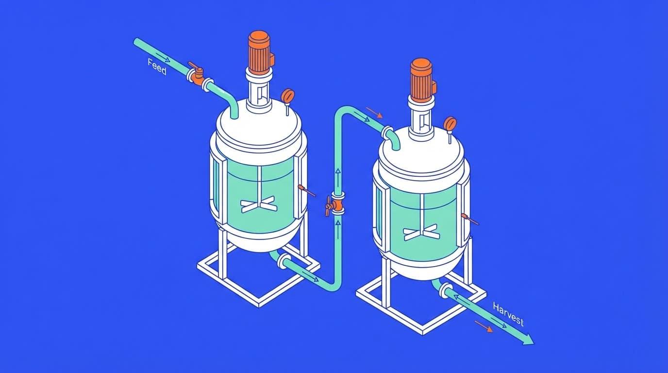Illustration: Continuous precision fermentation from Pow.Bio and Bühler: what the companies claim