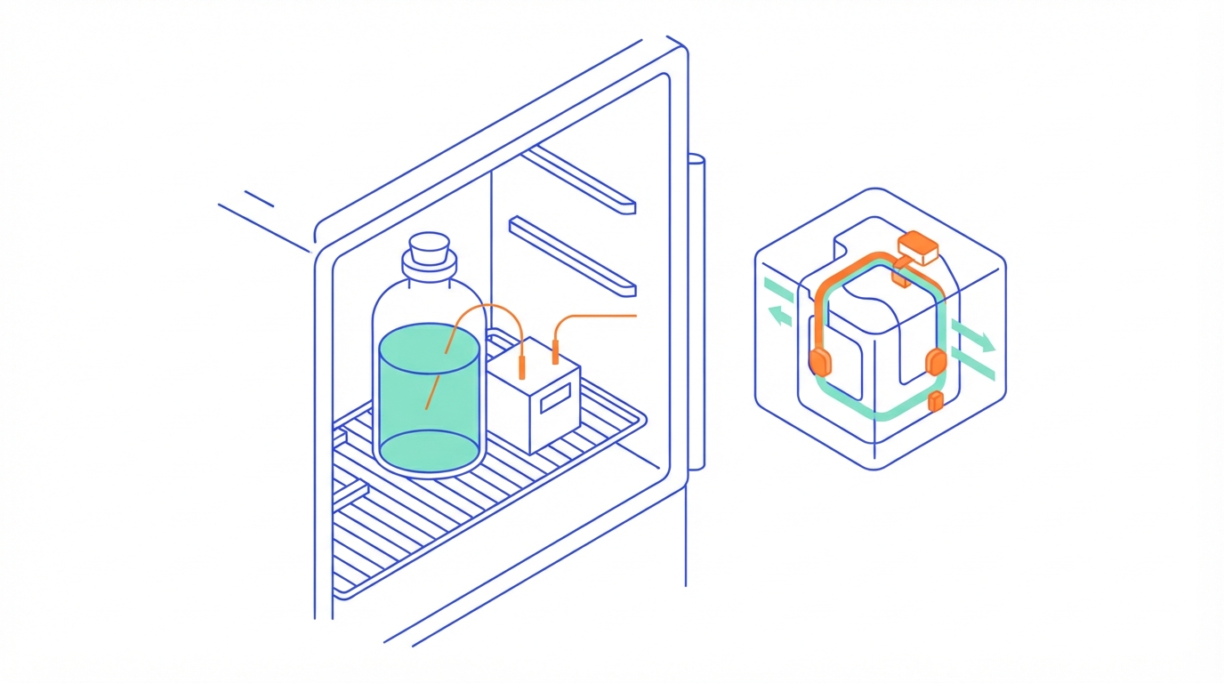 Illustration: CFD-based scale-down devices tested against 5 L freeze-thaw bottles